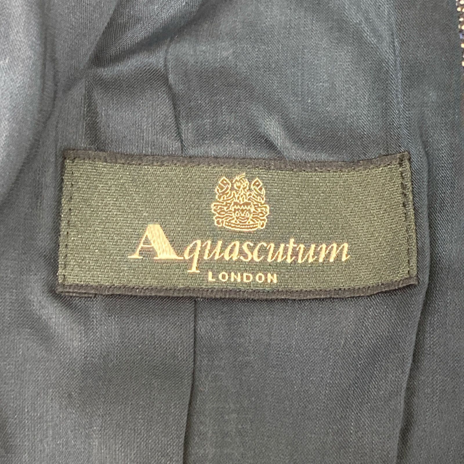 Aquascutum アクアスキュータム ﾈｲﾋﾞｰ ﾌｧﾝｼｰﾂｨｰﾄﾞ ｼﾞｬｹｯﾄ 10 - メルカリ