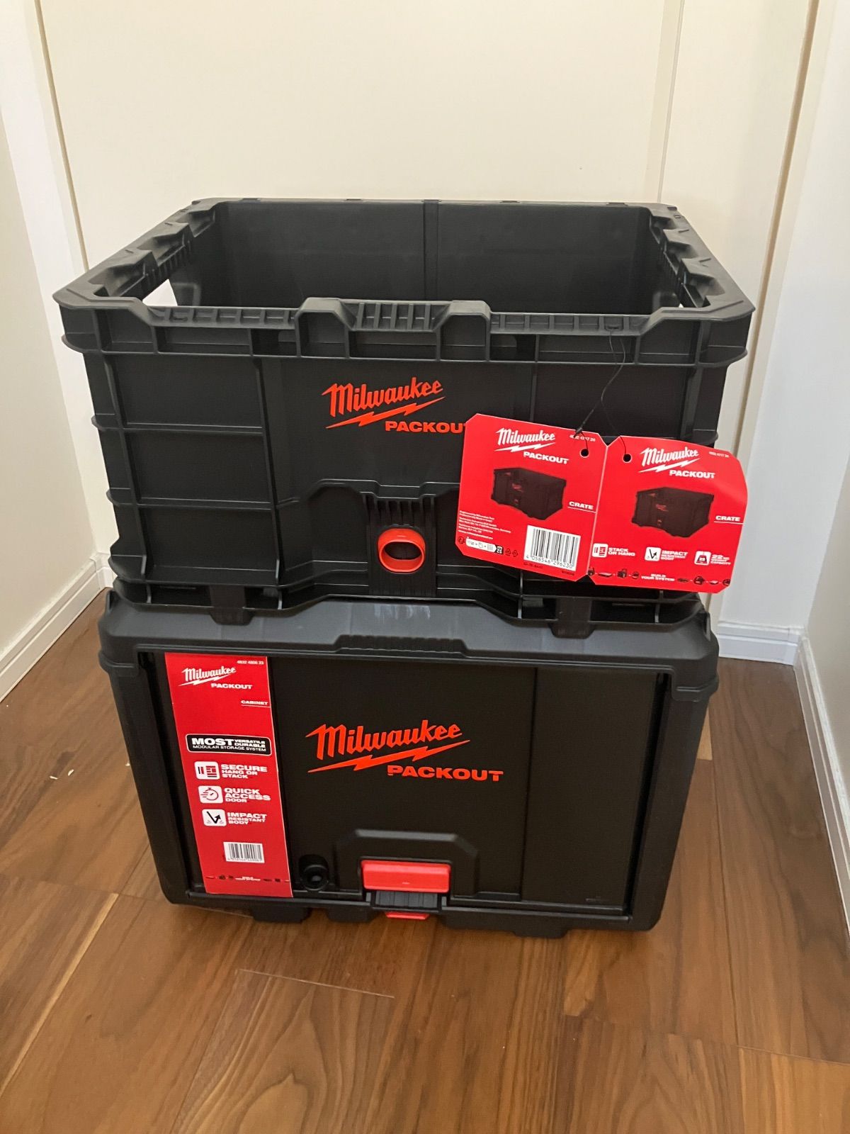 キャビネットxコンテナクレートミルウォーキーパックアウトmilwaukee packout