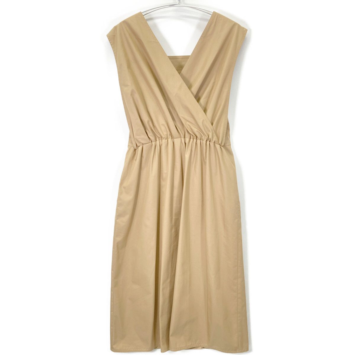 DRAWER ドゥロワー 23 SS 6526 234 1316 ﾍﾞｰｼﾞｭ ｺｯﾄﾝｷﾞｬﾊﾞ ｻﾛﾍﾟｯﾄﾜﾝﾋﾟｰｽ 38