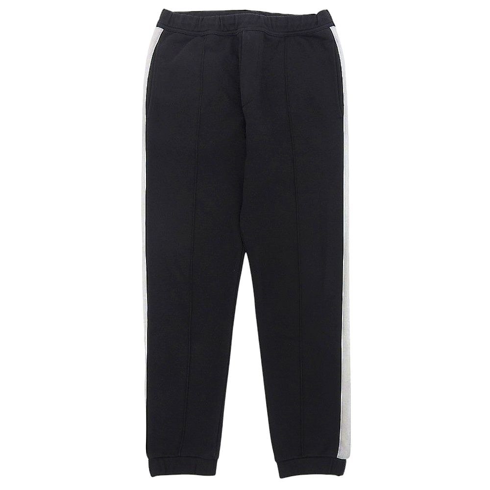 FENDI フェンディ コットン サイドライン パックワッペン トラックパンツ ボトムス メンズ 黒 ブラック 48