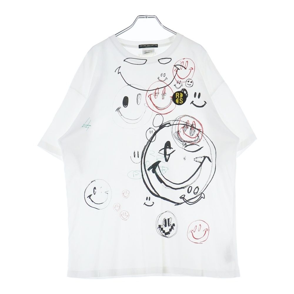 RAF SIMONS (ラフシモンズ) ×SMILEY Hand-Illustrated Tee ×スマイリー