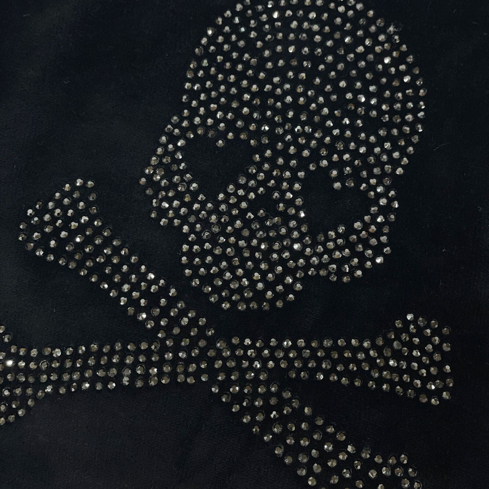  PHILIPP PLEIN フィリッププレイン ブラック ベロア スワロフスキー ジャージ セットアップ XS その他 その他