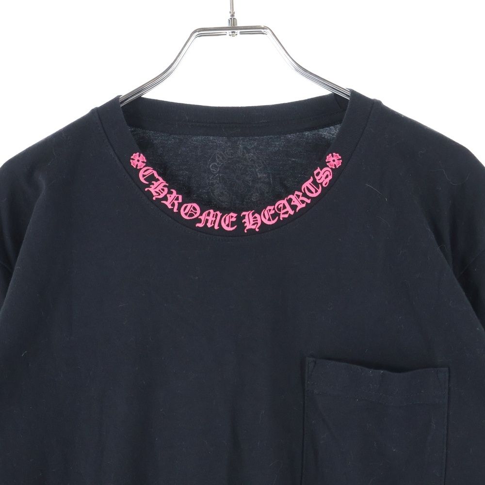 CHROME HEARTS (クロムハーツ) CH L S 1 ネックロゴプリント長袖