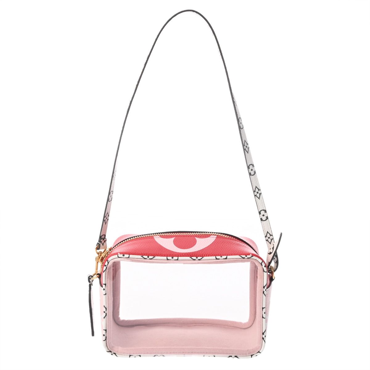 ルイヴィトン モノグラムジャイアント ビーチポーチ ルージュ M 67601 レディース モノグラムキャンバス ポーチ