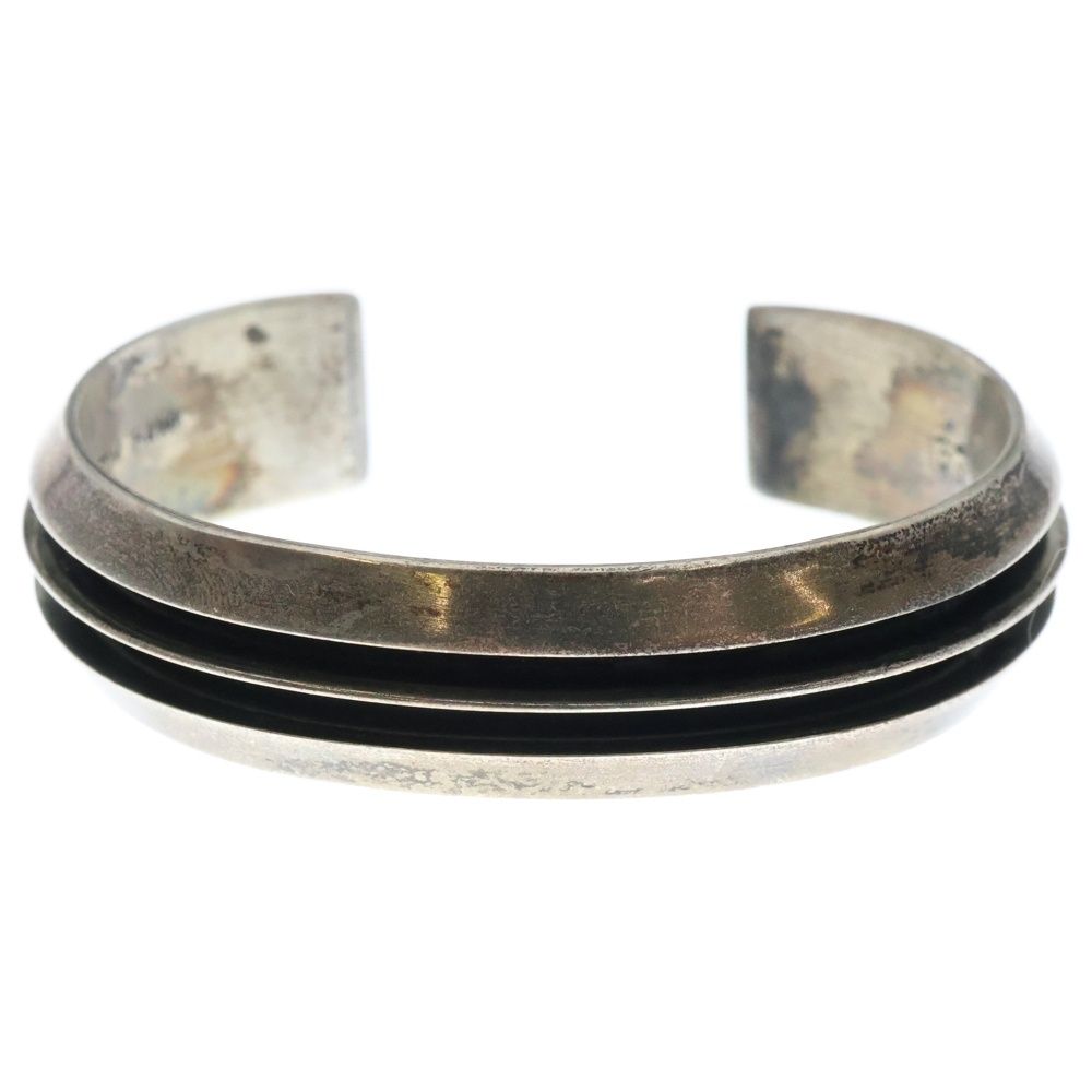 TOM HAWK トムホーク Navajo ナバホ族 トムホーク作 2ラインバングル シルバー