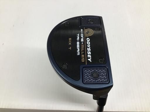 オデッセイ Ai ONE MILLED TRI BEAM SIX T 34インチ パター PT STROKE LAB 90 スチール フレックスその他 メンズ 男性用 右利き 右用 Bランク ゴルフクラブ
