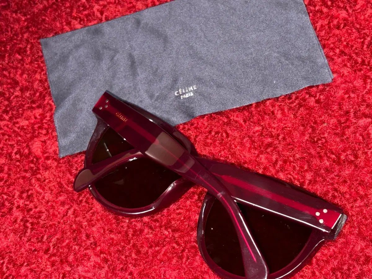  最高 CELINE オールドセリーヌ 3 DOTS SUNGLASSES サングラス 小物