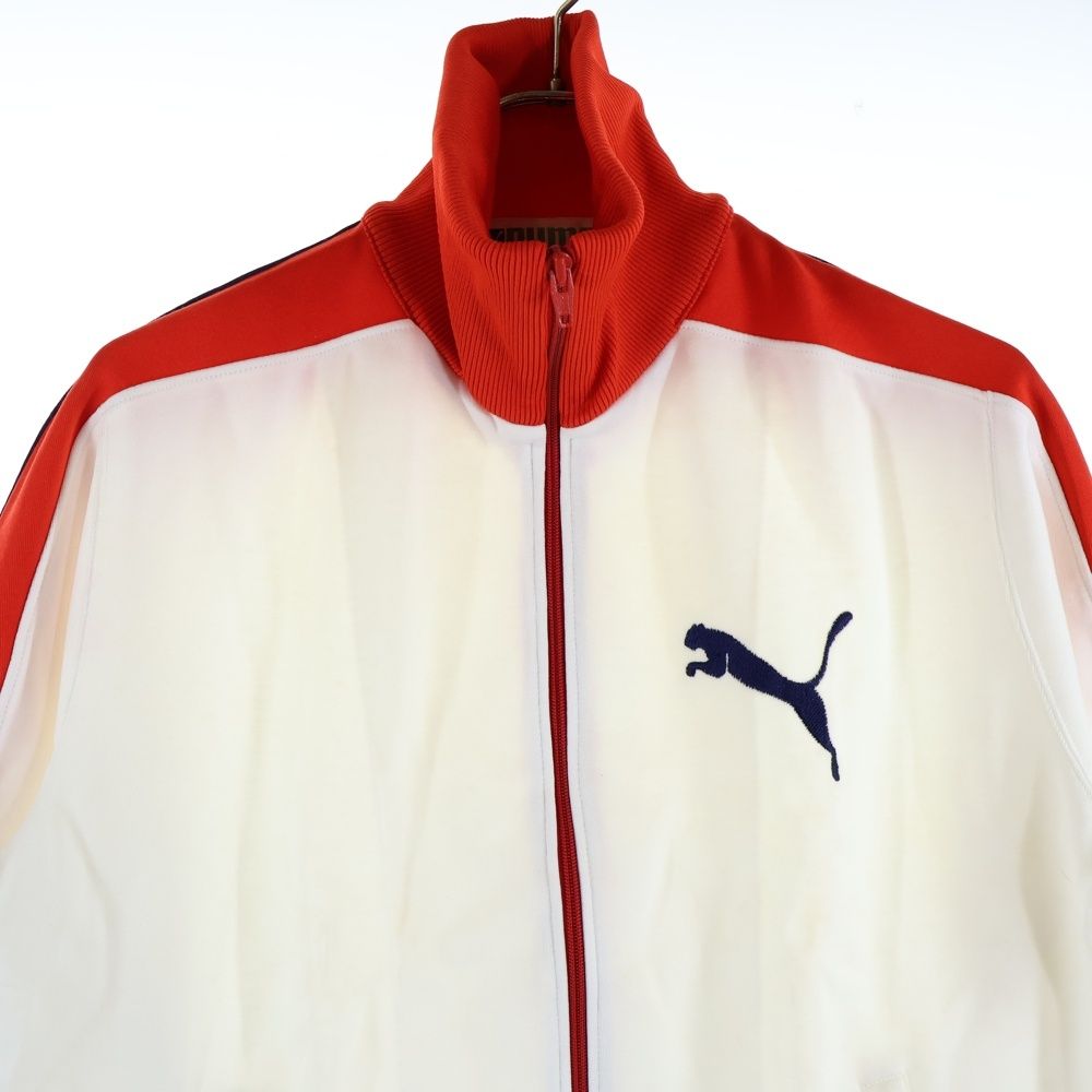 PUMA (プーマ) 70s～80s ジップアップ トラックジャケット ホワイト