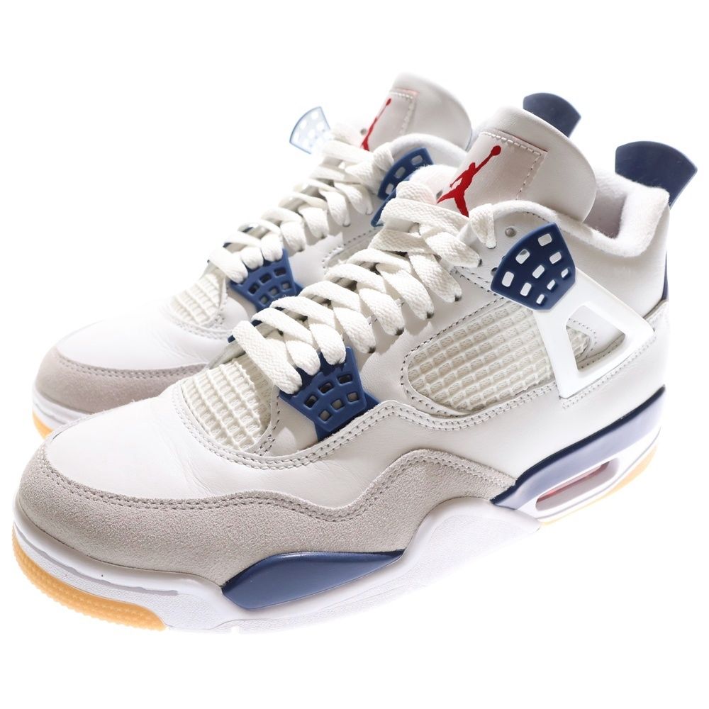 NIKE SB ナイキエスビー AIR JORDAN 4 RETRO SP SUMMIT WHITE NAVY DR 5415 100 エアジョーダン4 レトロ ローカットスニーカー ホワイト ネイビー