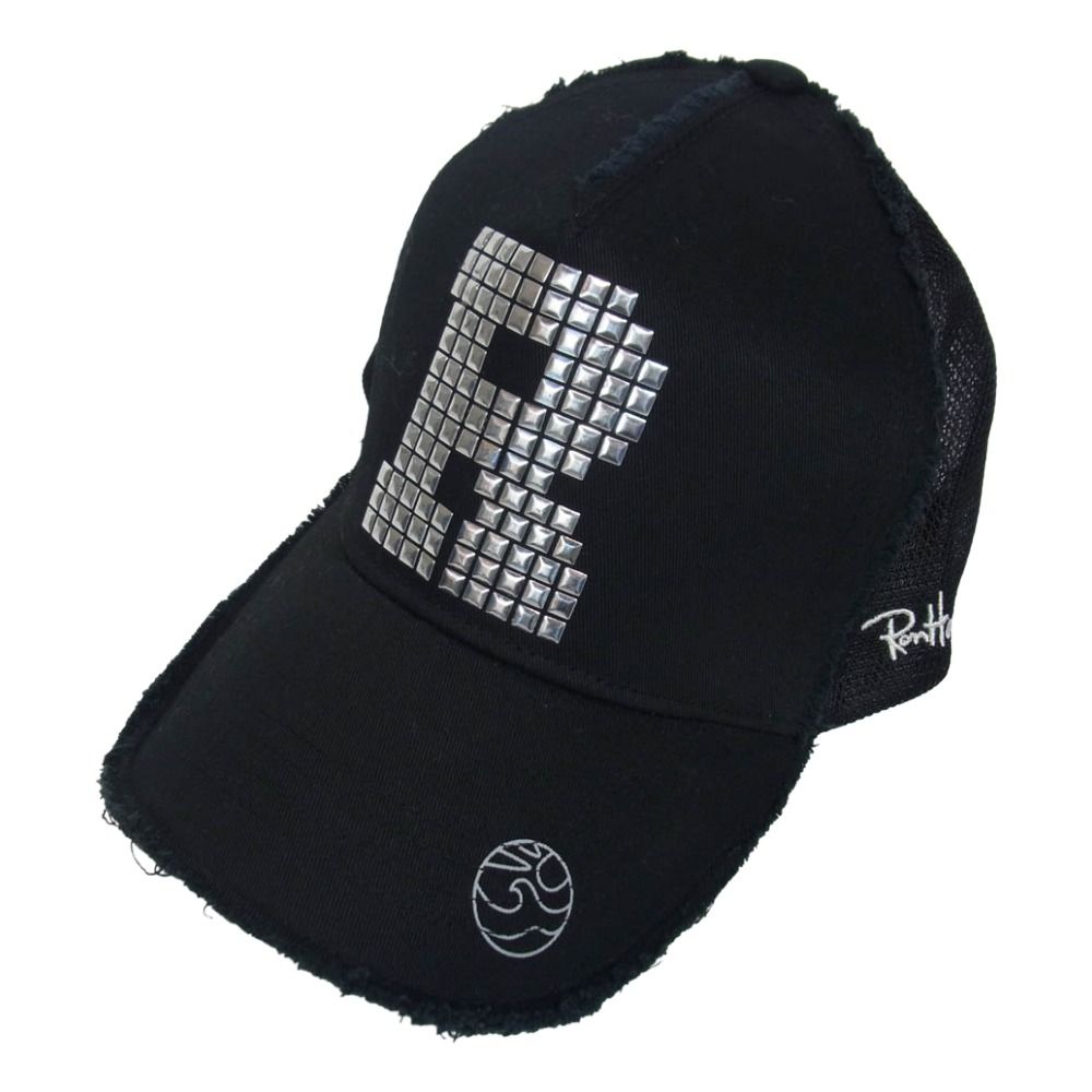 ヨシノリコタケ　ロンハーマンスパンコール「R」ロゴ ブラックキャップ 楽天市場】YOSHINORI KOTAKE ヨシノリコタケ キャップ Ron Herman