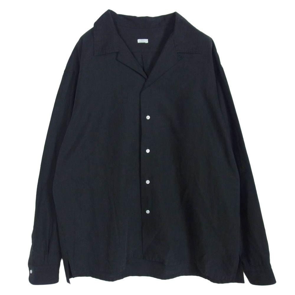 A.PRESSE アプレッセ 25SS 25SAP-02-03H Silk Cotton Open Collar L/S