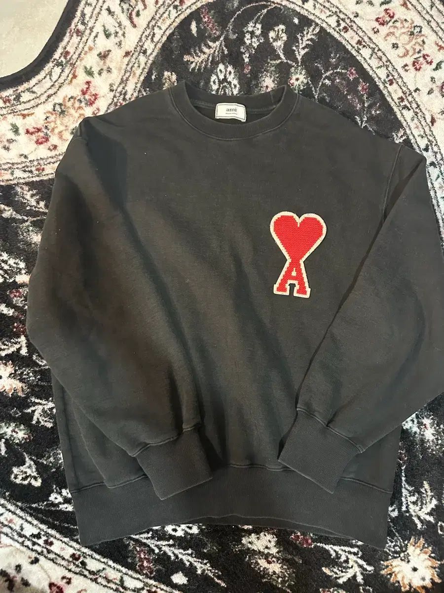 通販 ami paris トレーナー with logo Ami Paris ハートロゴ