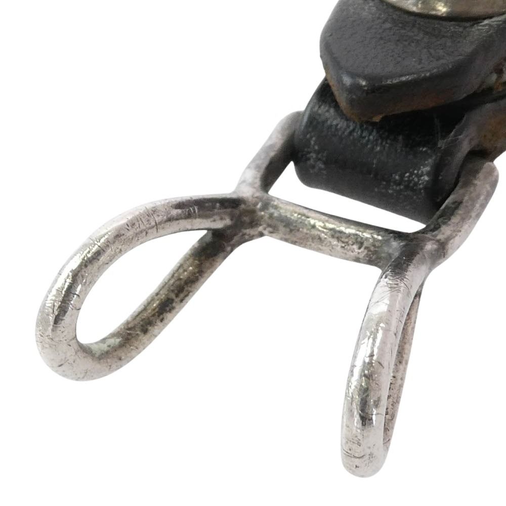  CHROME HEARTS クロムハーツ 原本無 BELT LOOP クロスボール レザー ベルトループ ブラック系 シルバー系 その他 アクセサリー