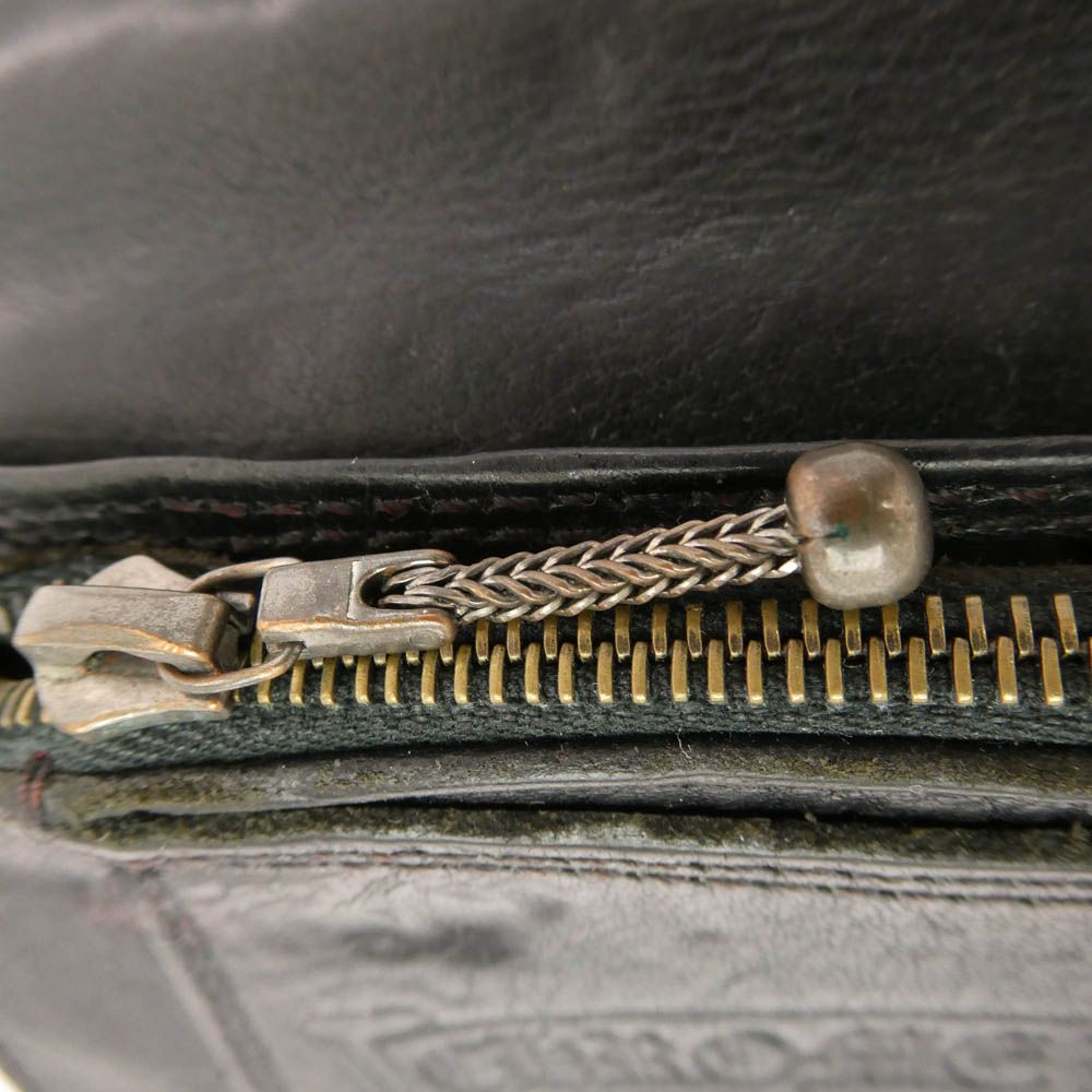 CHROME HEARTS クロムハーツ（原本無） 1ZIP クロスボールボタン 1
