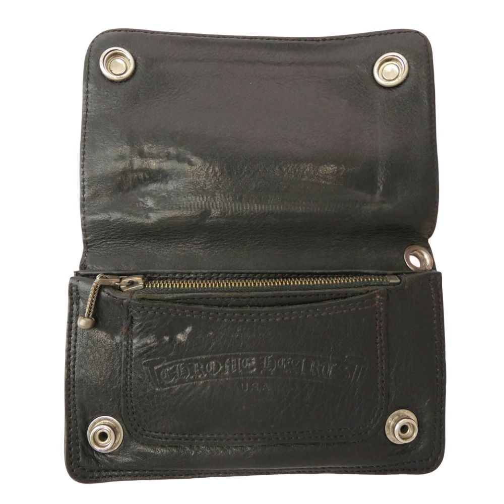 CHROME HEARTS クロムハーツ（原本無） 1ZIP クロスボールボタン 1