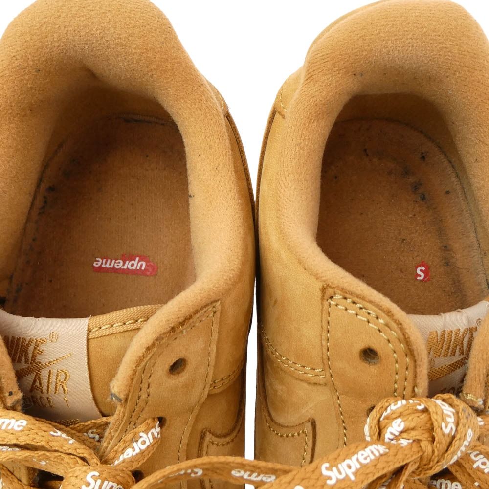  Supreme シュプリーム DN 1555 200 Nike Air Force 1 Low Flax Wheat ナイキ エアフォース ロー フラックス ウィート スニーカー ベージュ系 スニーカー 靴