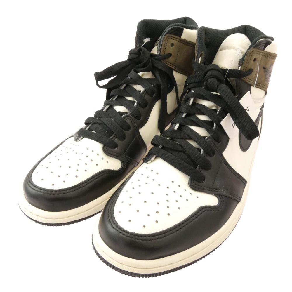 NIKE ナイキ 555088 105 AIR JORDAN 1 RETRO HIGH OG DARK MOCHA エアジョーダン ダークモカ ブラック系 ブラウン系 27 cm