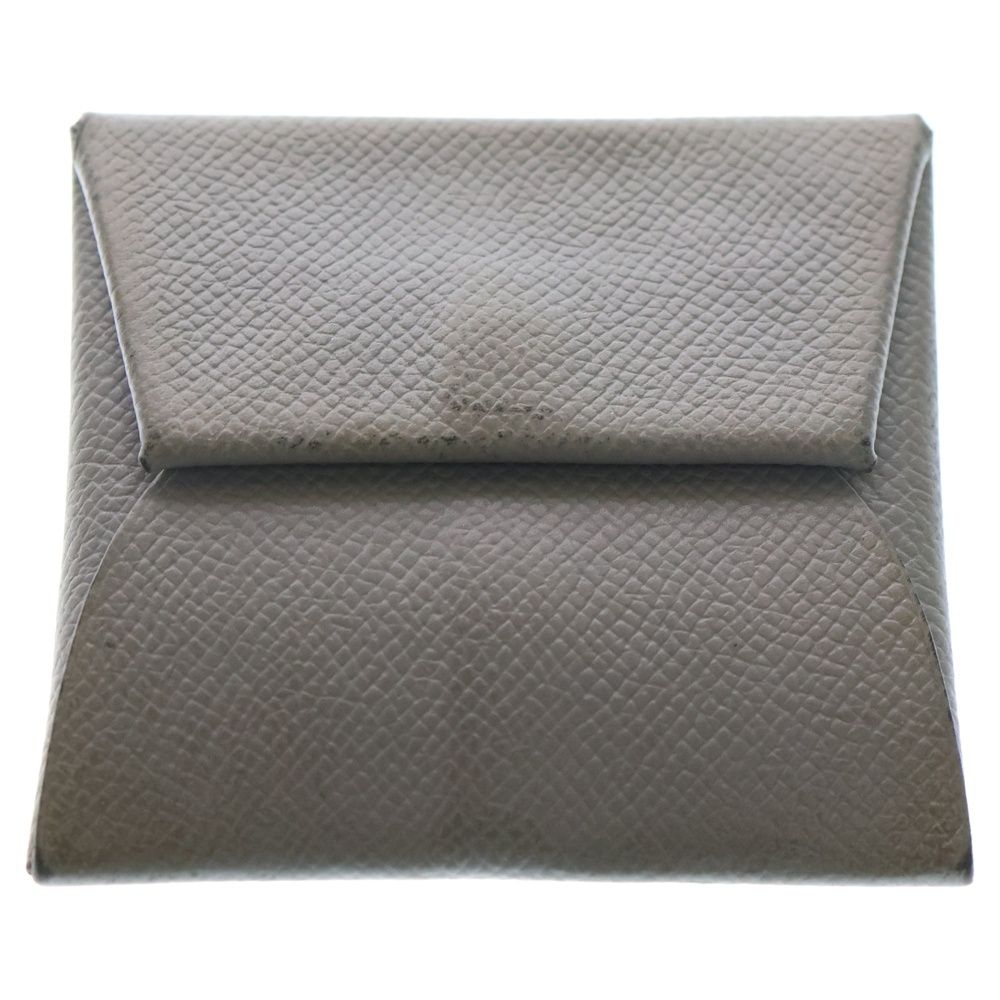 HERMES エルメス バスティア コインケース 小物入れ スモーキーブルー エプソン O刻