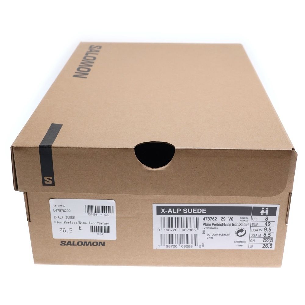  SALOMON サロモン X ALP SUEDE スウェード ローカットスニーカー マルチ US 8 5 26 cm 478762 スニーカー 靴