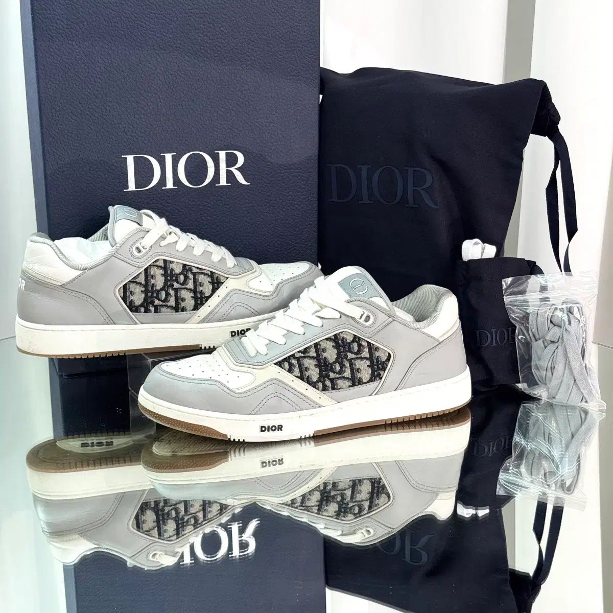 ディオール B 27 オブリーク ロートップ スニーカー