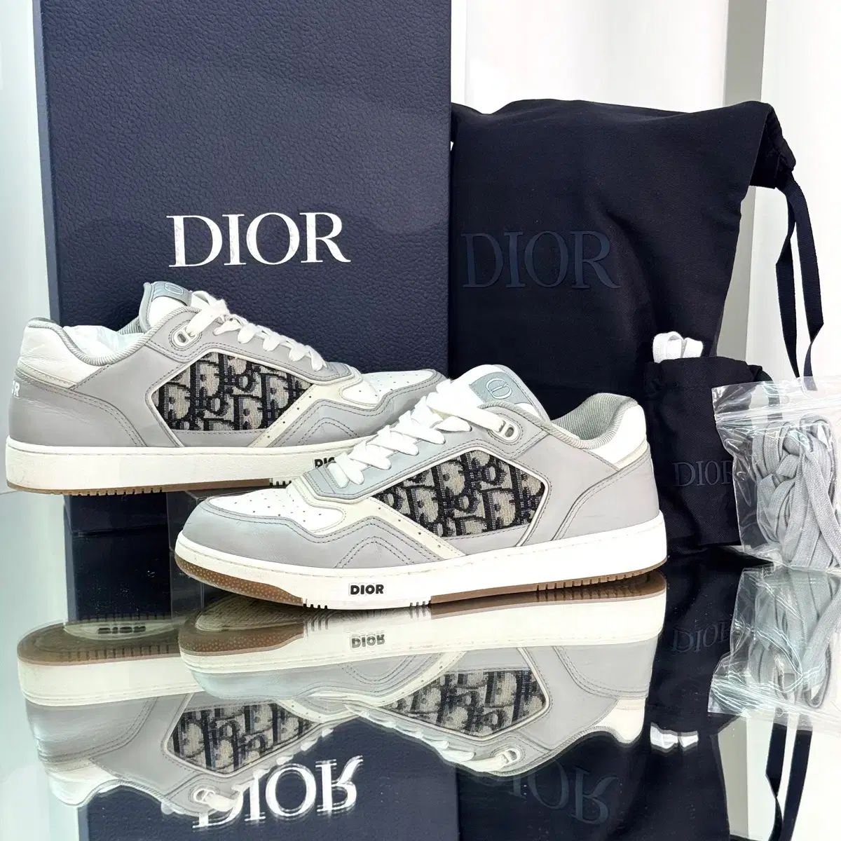ディオール B 27 オブリーク ロートップ スニーカー
