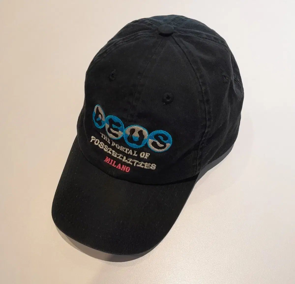 DEUS EX MACHINA デウスエクスマキナ ミラノ ウォッシュ ベースボールキャップ ブラック