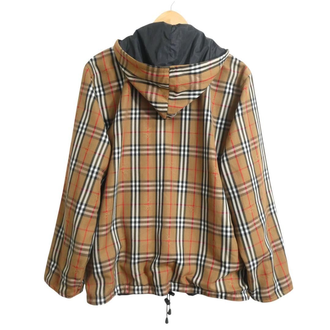 BURBERRY バーバリー ノバチェック ファー パーカー フルジップ y2k 超人気モデル】バーバリー☆フードノバチェック フルジップ スウェット