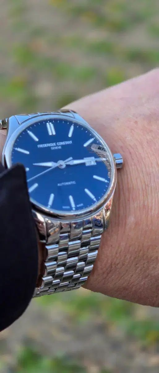  フレデリックコンスタント オートマチック ブルー ウォッチ 自動巻き時計 腕時計(アナログ)