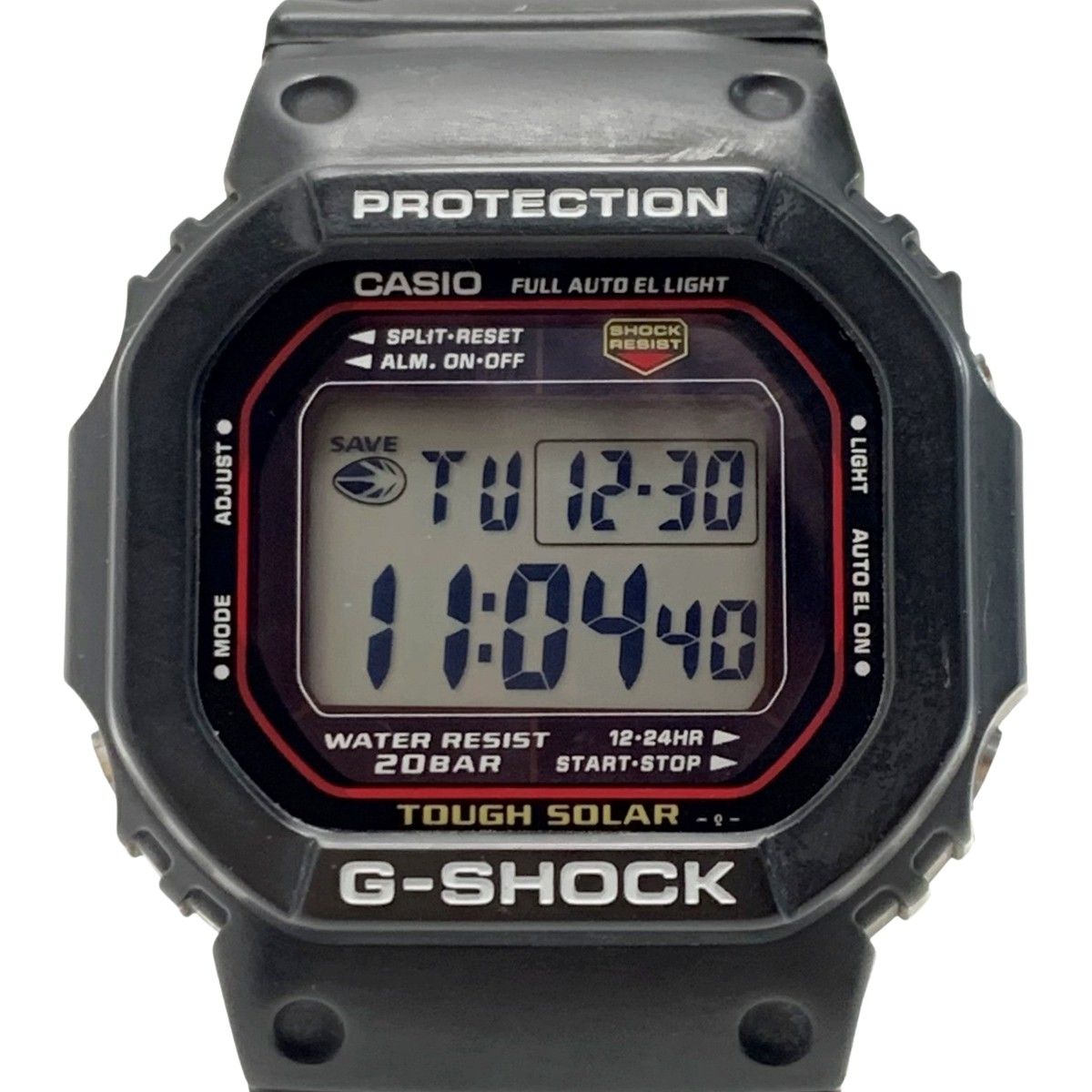 CASIO カシオ G SHOCK 5600 1 JF ブラック ソーラー充電 ラバー