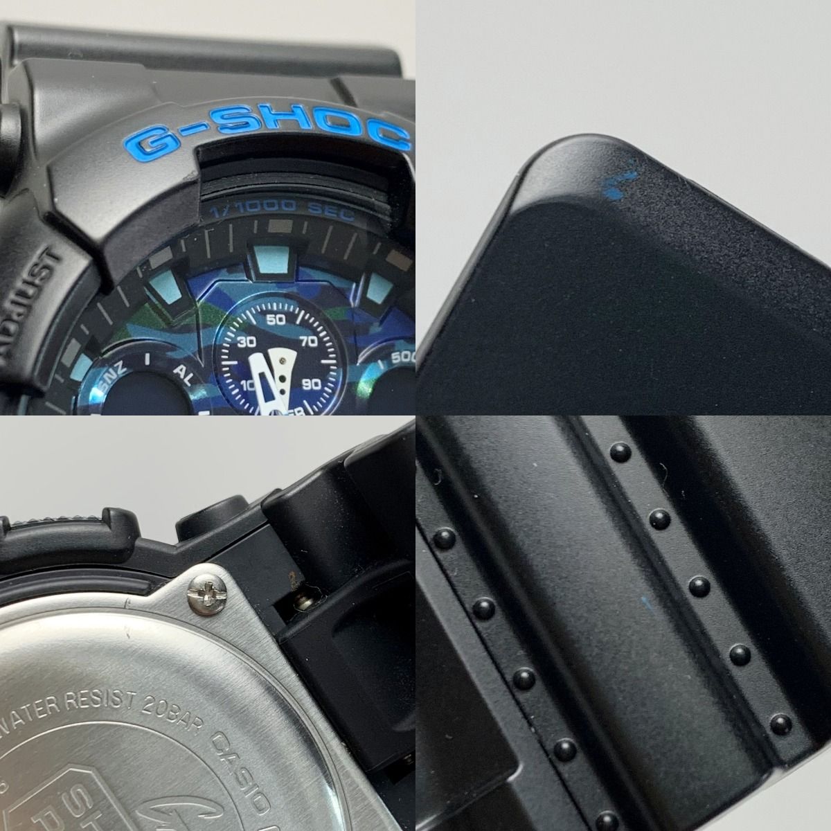  CASIO カシオ デジアナウォッチ カモフラージュ GA 100 CB 1 AJF ブラック クォーツ その他 時計