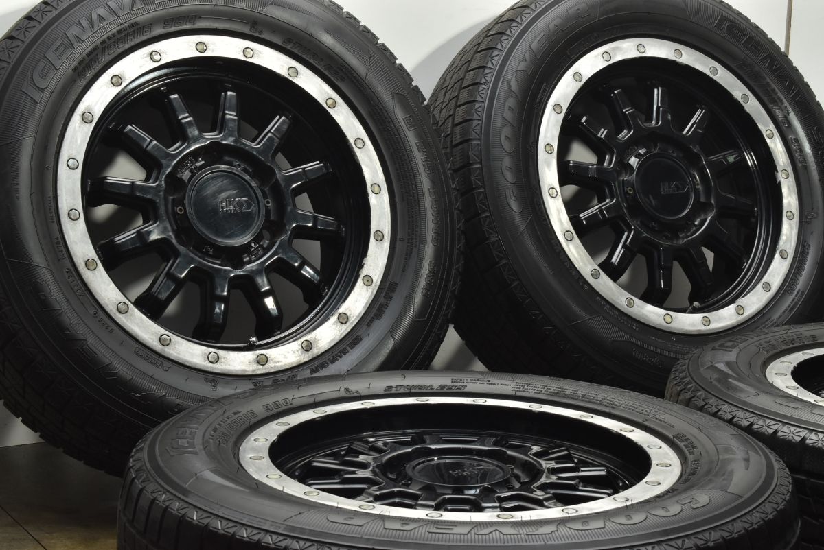 交換用に HLK 16 in 6 5 J 38 PCD 139 7 グッドイヤー アイスナビ SUV 215 65 R ハイエース レジアスエース カスタム用