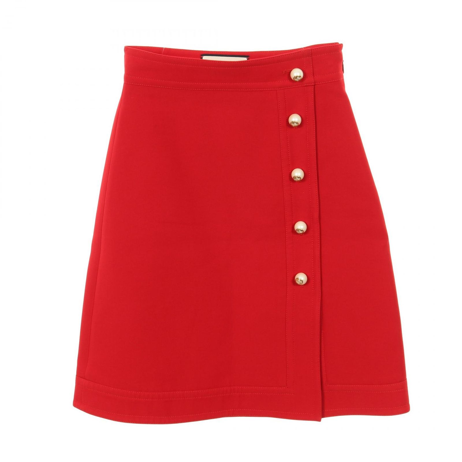 GUCCI グッチ GGパールボタン スカート