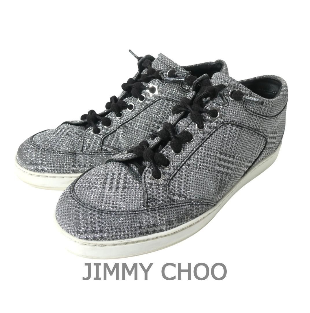 JIMMY CHOO ジミーチュウ サイズ36 約23㎝ MIAMI スター 星 チェック柄