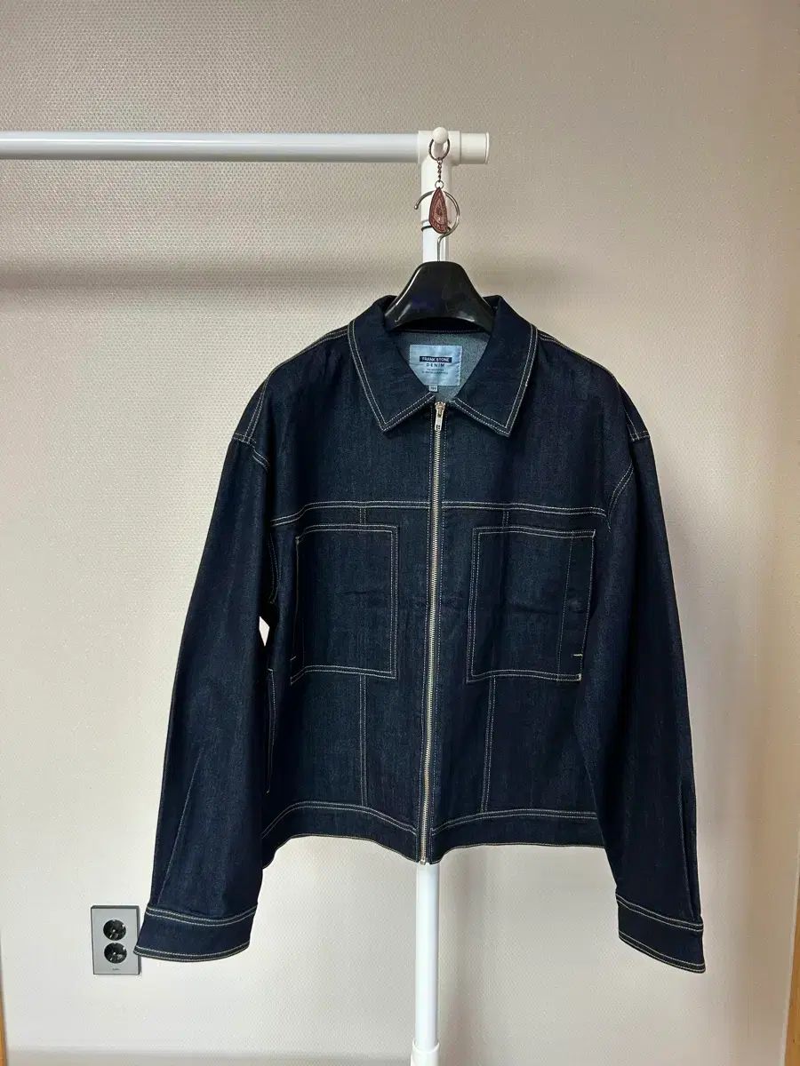 FRANK STONE デニム ジップアップ ジャケット