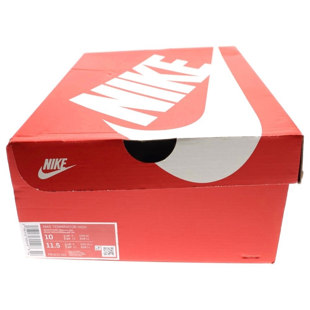  NIKE ナイキ HIGH ターミネーター ハイカットスニーカー グレー ネイビー US 10 28 cm FB 1832 001 スニーカー 靴