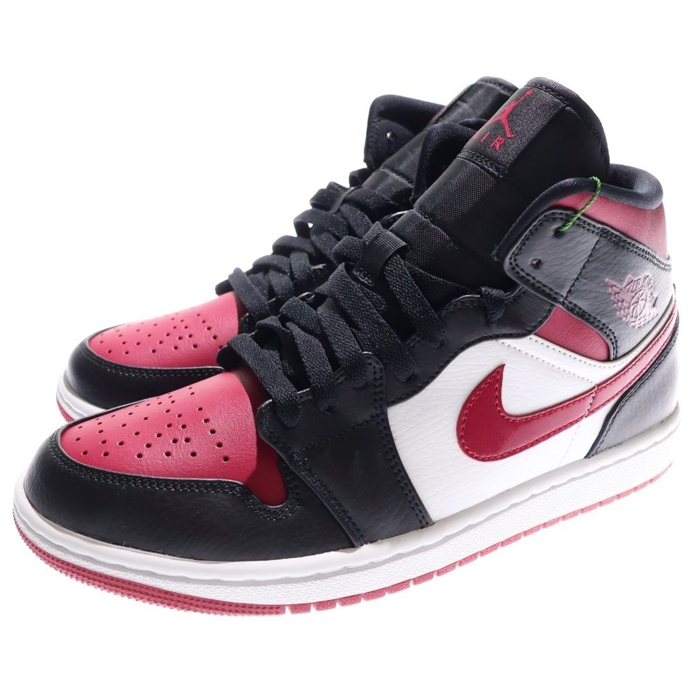 NIKE ナイキ AIR JORDAN 1 MID エアジョーダン ミッドカットスニーカー ボルドー US 8 5 26 cm 554724 066