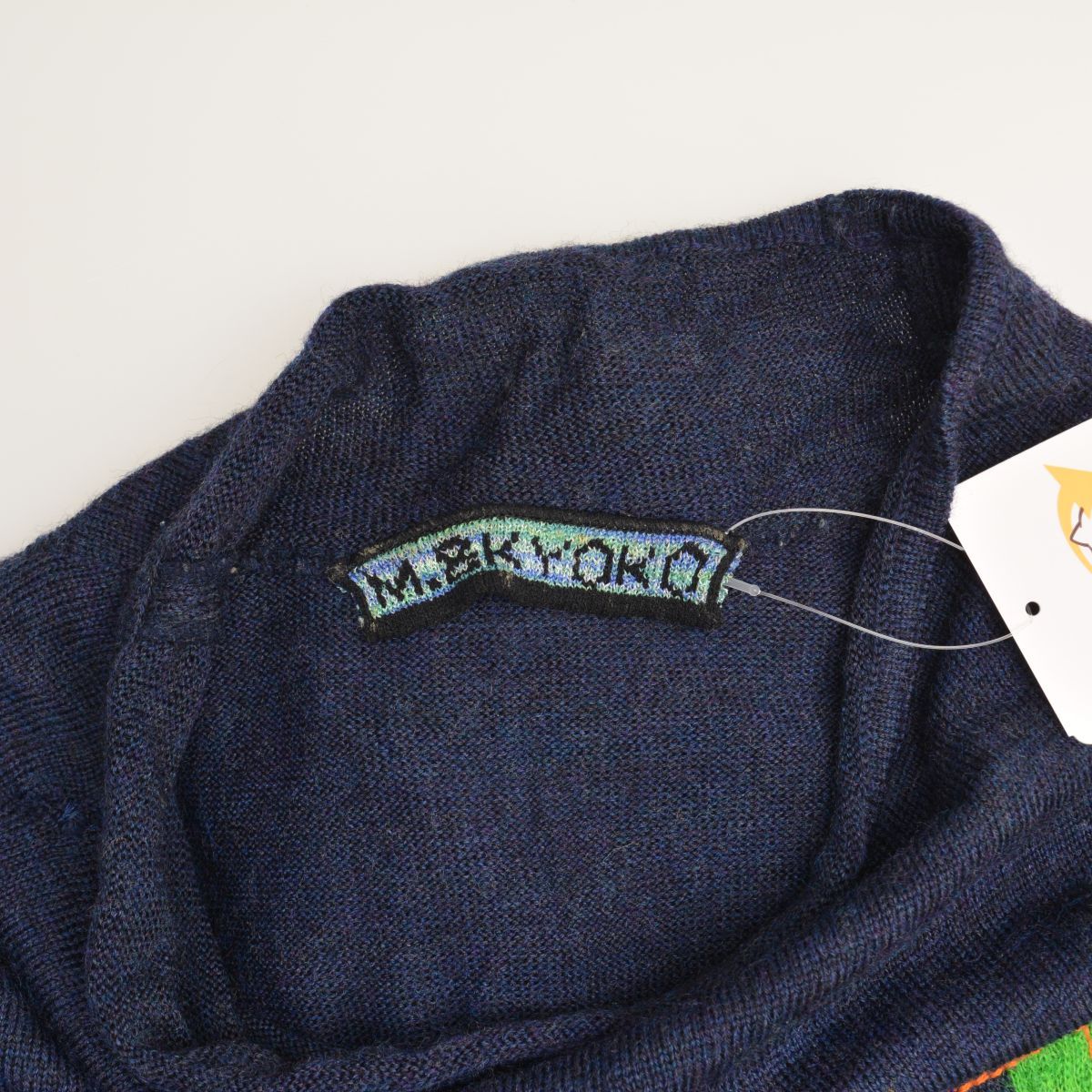 M.&KYOKO】刺繍タートルネック長袖ニットセーター - メルカリ