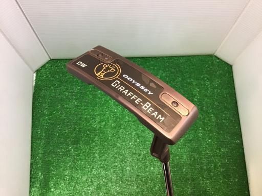 オデッセイ GIRAFFE BEAM DOUBLE WIDE 33インチ パター PT STROKE LAB 90 スチール フレックスその他 メンズ 男性用 右利き 右用 Bランク ゴルフクラブ
