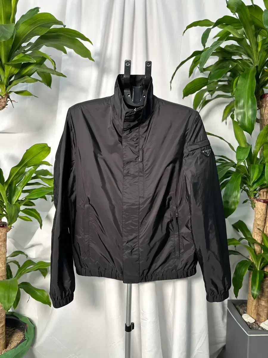 ほぼ PRADA プラダ ロゴ リナイロン ウィンドブレーカー アウター ジャケット SGN 521