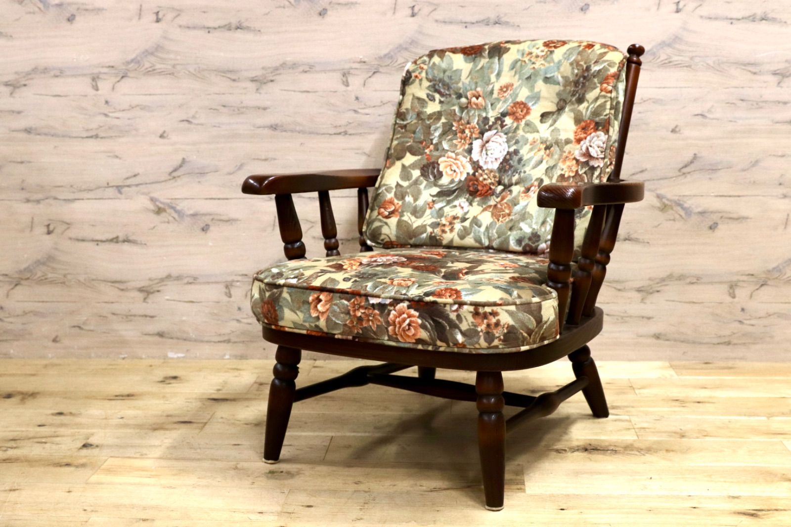 ○飛騨産業 HIDA キツツキ フロンティア アームチェア 椅子 1人掛けソファ ラウンジチェア オールド カントリー