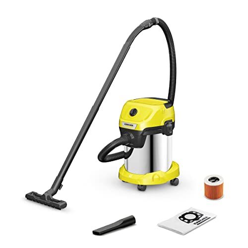 ケルヒャー KARCHER 乾湿両用バキュームクリーナー WD 3 S 1 628 145 0 グレー 容量17 L m