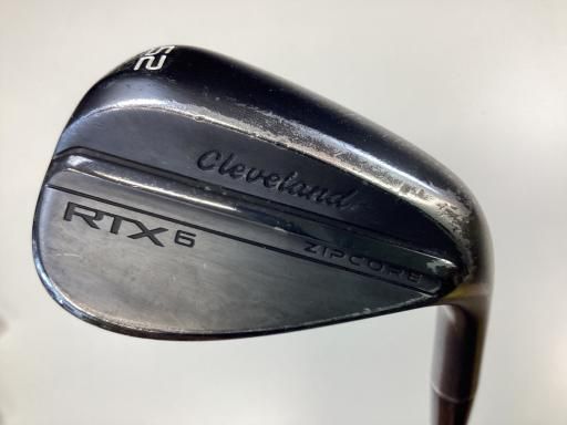 クリーブランド Cleveland RTX 6 ZIPCORE ブラックサテン 52° 10° MID ウェッジ WG リシャフト フレックスその他 メンズ 男性用 右利き 右用 Dランク ゴルフクラブ