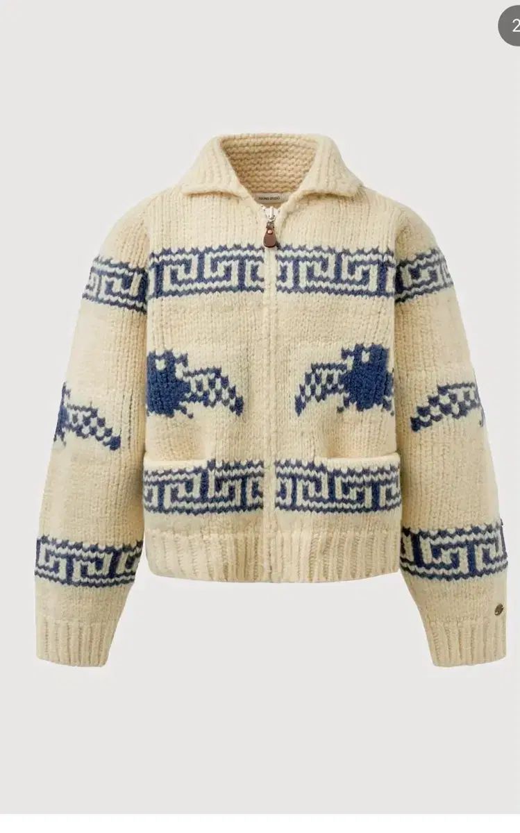 ソンスタジオ ノルディックセーター カウチン 上質素材 長袖 