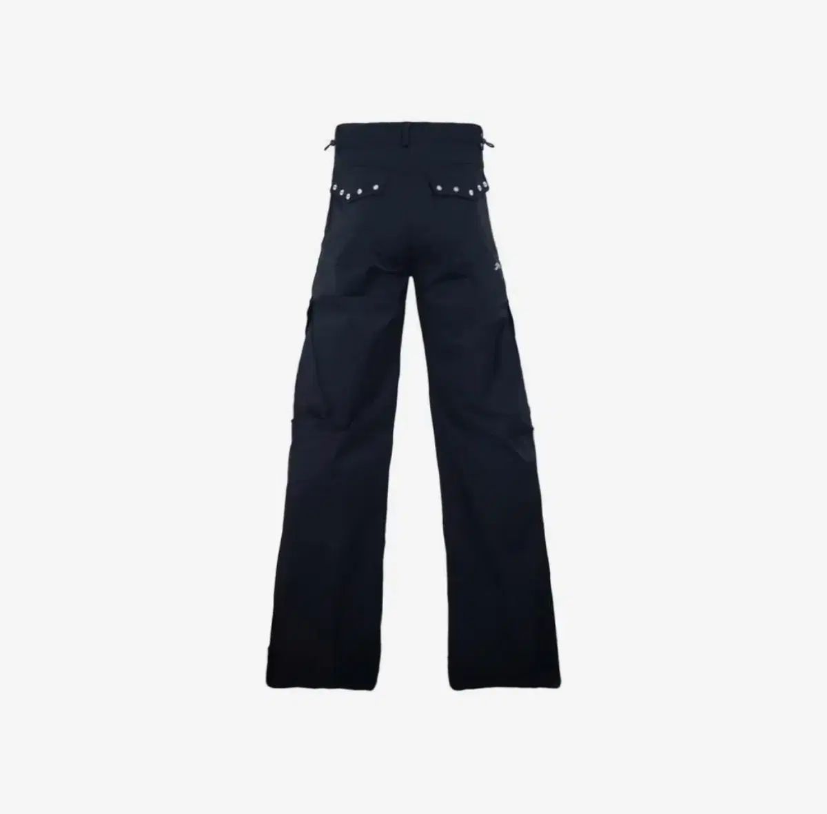 タンサンナイロン ワイド カーゴパンツ ブラック