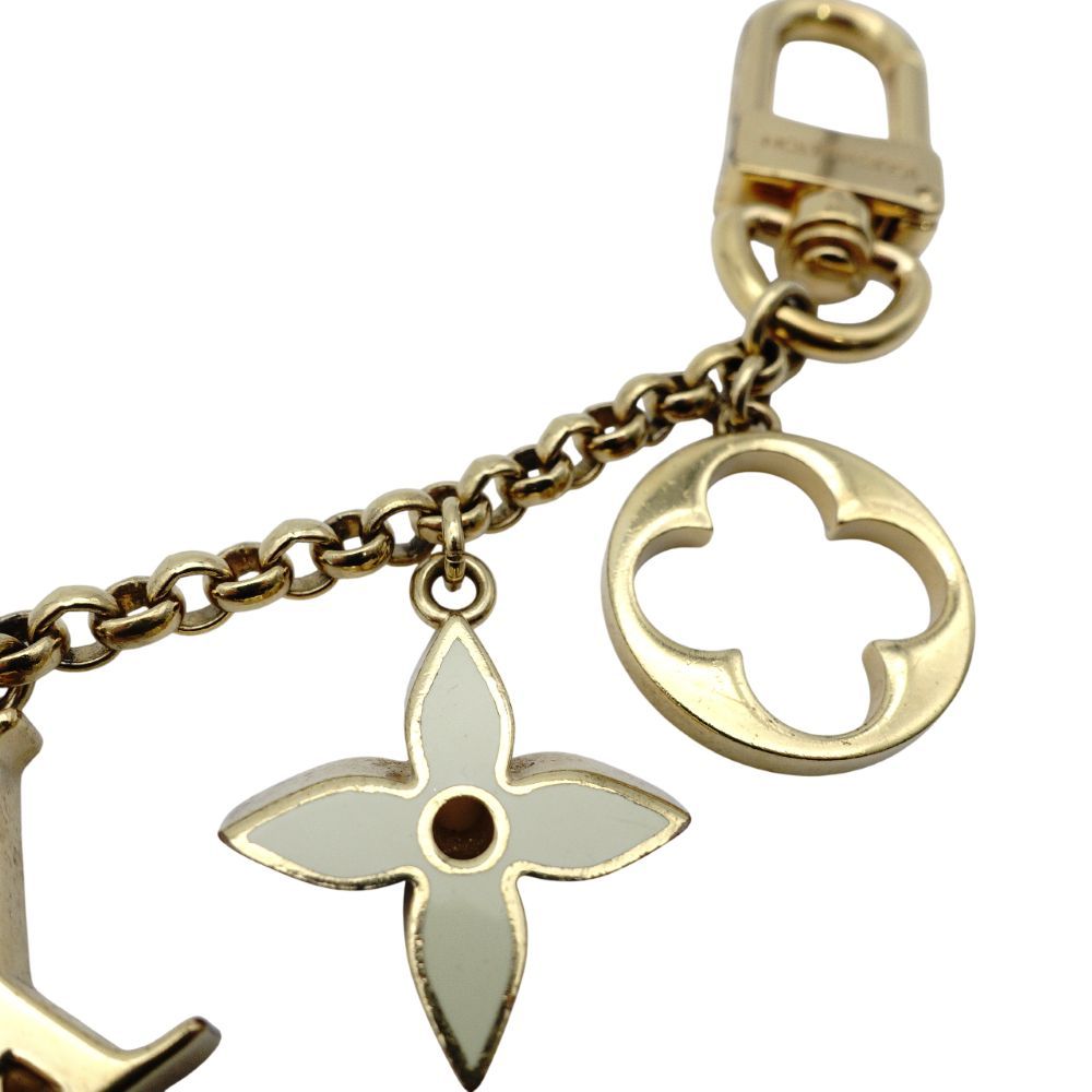 ルイヴィトン LOUIS VUITTON バッグチャーム キーリング M65111 ロゴ