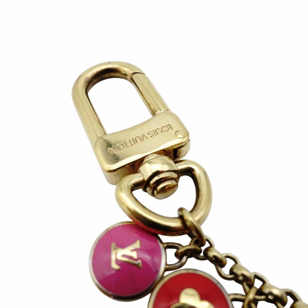 ルイヴィトン LOUIS VUITTON バッグチャーム キーリング マルチカラー