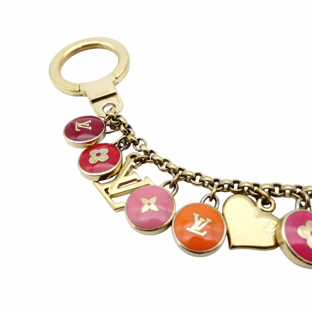 ルイヴィトン LOUIS VUITTON バッグチャーム キーリング マルチカラー