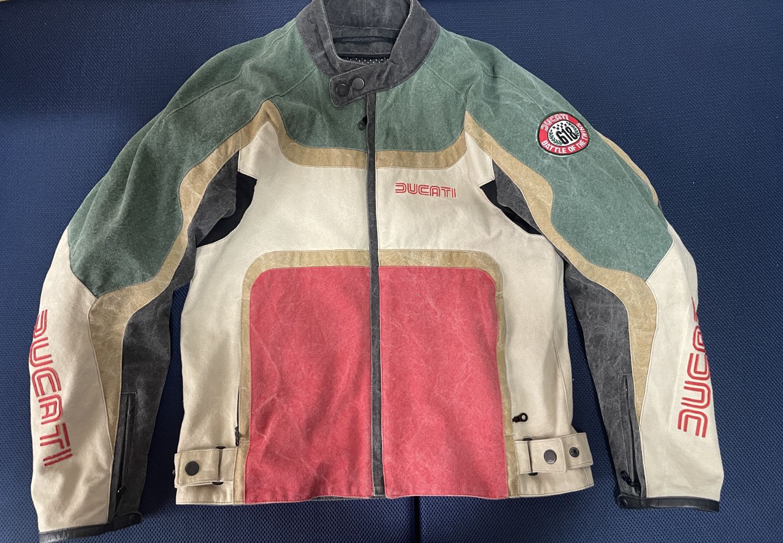 ducati ビンテージ ライダース イタリアンカラー ジャケット xl 12 c 178