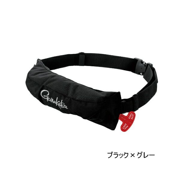 25年 新商品 がまかつ コンパクトエアフローター GM 6006 ブラック グレー フリーサイズ