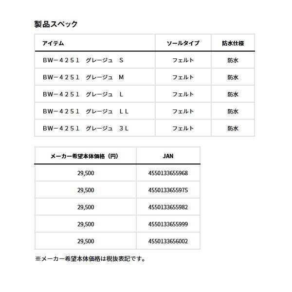 ダイワ ブレスウェーダー